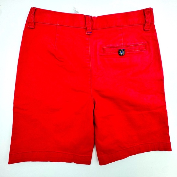 Mini Boden Sz 7 Chino Shorts Strawberry Red - Picture 2 of 4